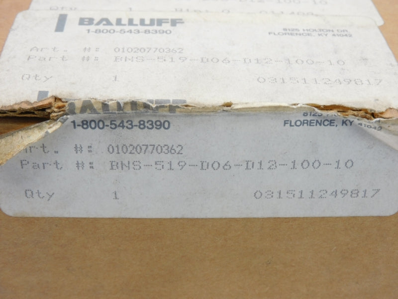 BALLUFF BNS-519-D06-D12-100-10  01020770362 NSMP
