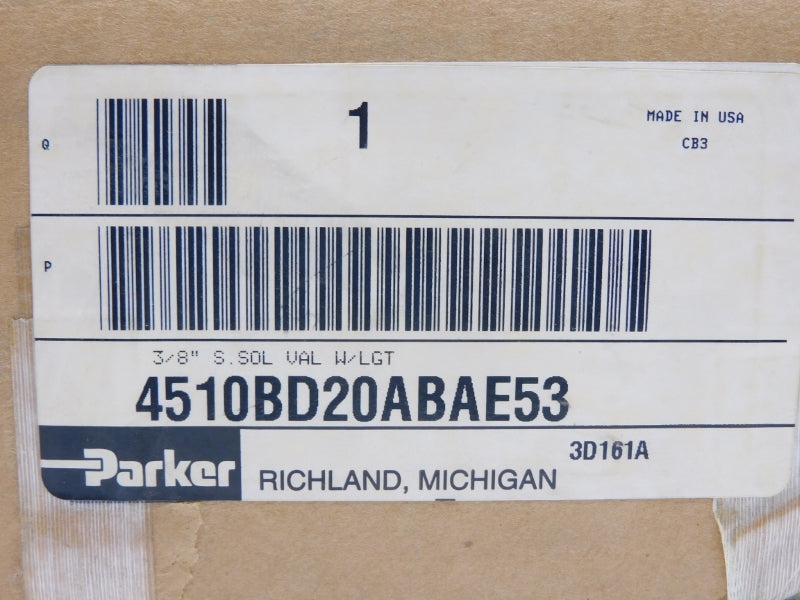 PARKER 4510BD20ABAE53 110/120V 40-150PSI 3/8" NSMP