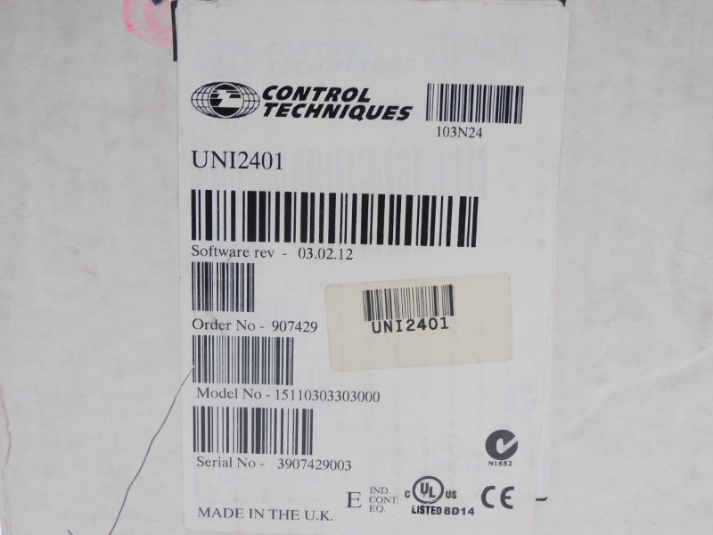 CONTROL TECHNIQUES UNI2401 380/480V 13.0A NSMP