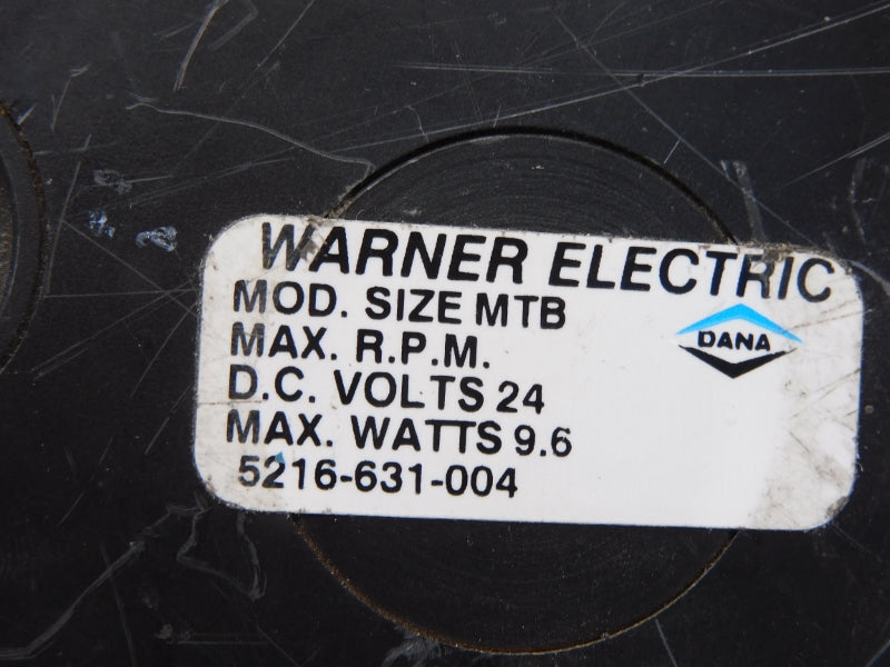 WARNER ELECTRIC 5216-631-004 24VDC UNMP