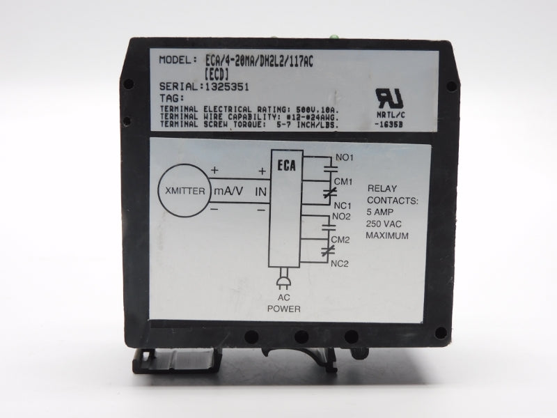 MOORE INDUSTRIES ECA/4-20MA/DH2L2/117AC[ECD] 500V 10A UNMP