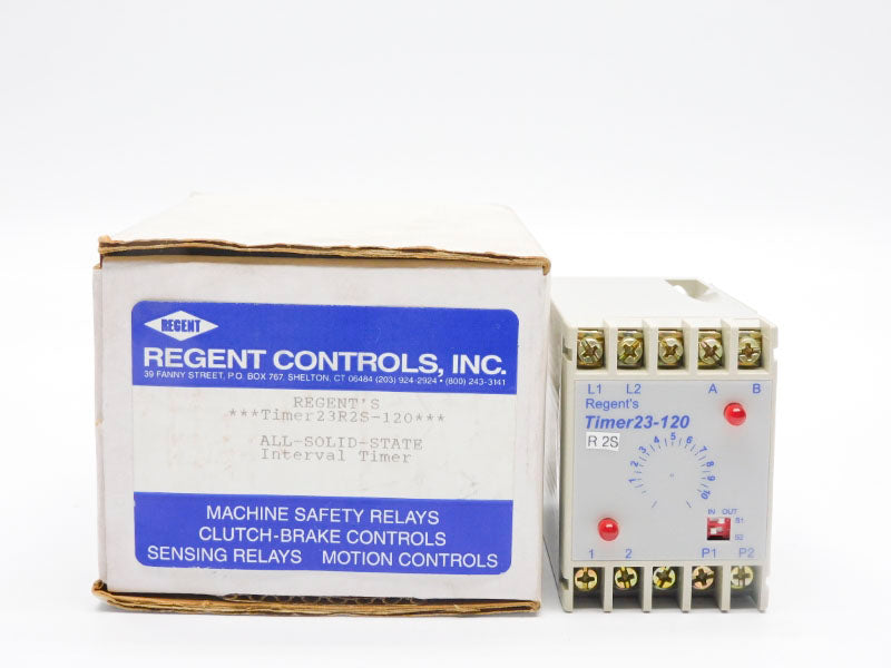 REGENT CONTROLS TIMER23R2S-120 120V NSMP
