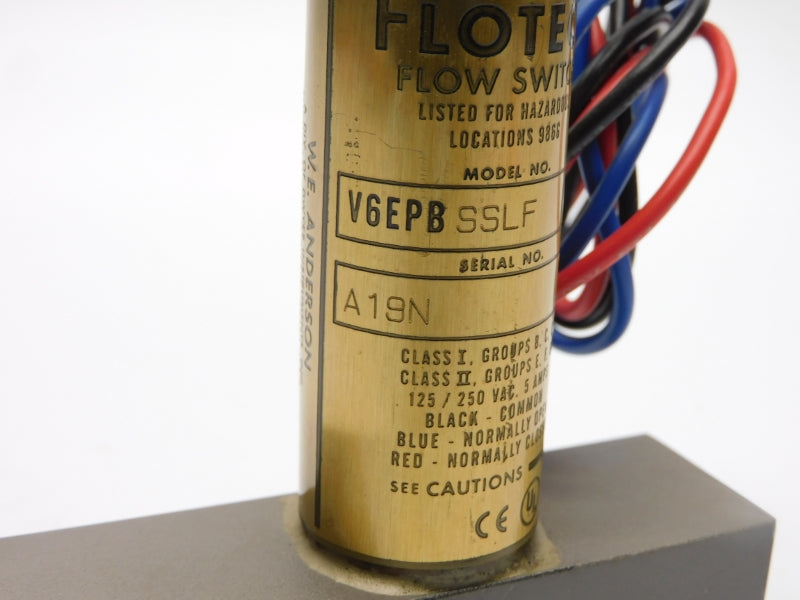 W.E. ANDERSON V6EPBSSLF 125/250VAC 5A NSNP