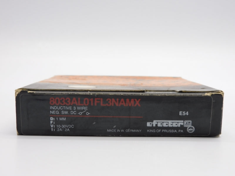 IFM EFECTOR 8033AL01FL3NAMX 10-30VDC .2A NSMP