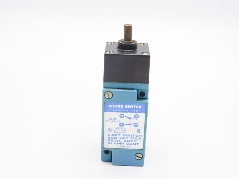 MICRO SWITCH LSB3K 600VAC 10A UNMP