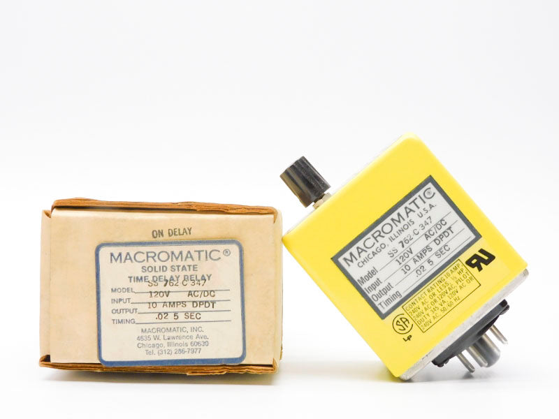 MACROMATIC SS762-C-347 120V 10A .02-5S NSMP
