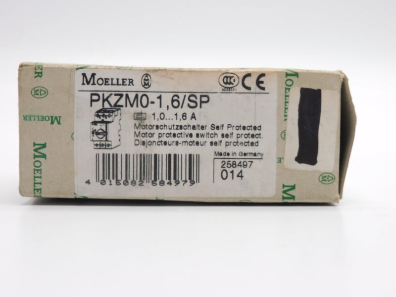 KLOCKNER MOELLER PKZM0-1,6/SP 690V 1,0-1,6A NSMP