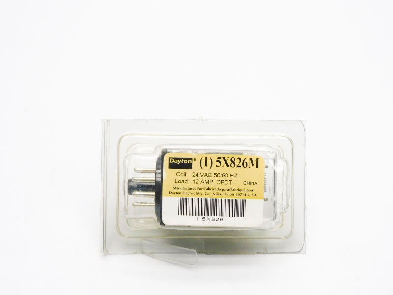DAYTON 5X826M 24VAC 12A NSMP