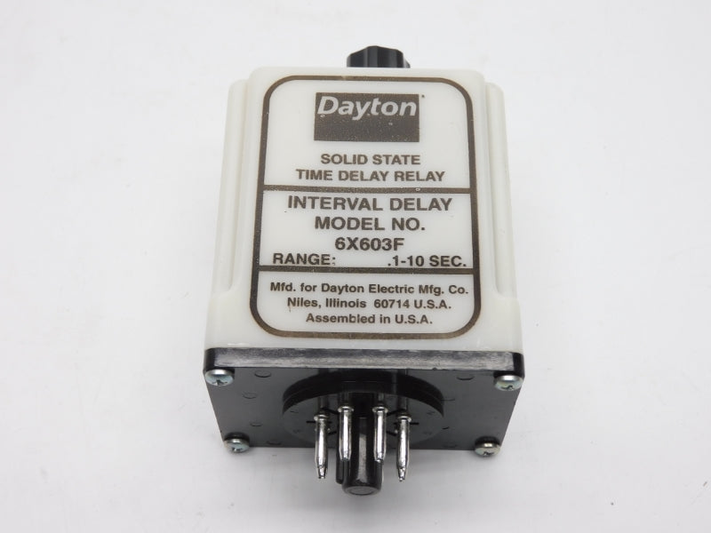 DAYTON 6X603F 240VAC 10A .1-10S NSMP
