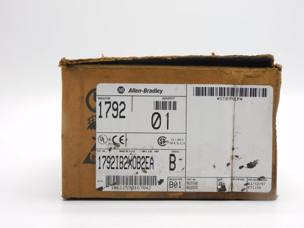 ALLEN BRADLEY 1792-IB2XOB2EA SER. B F/W A 10-30VDC NSMP