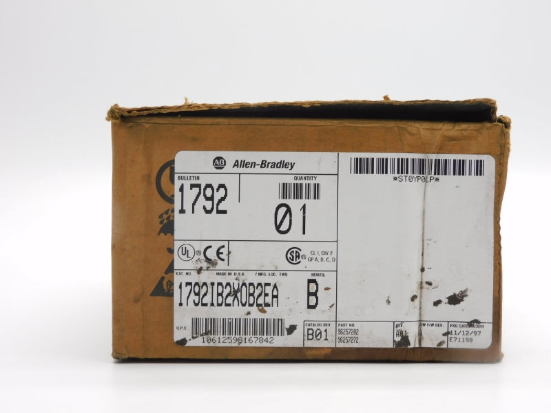 ALLEN BRADLEY 1792-IB2XOB2EA SER. B F/W A 10-30VDC NSMP