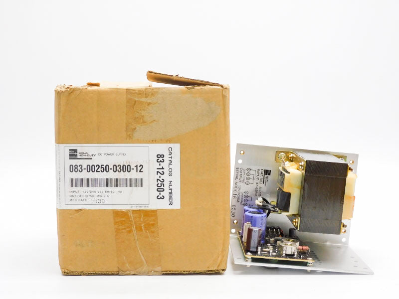 SOLA 083-00250-0300-12 83-12-250-3 120/240VAC 5.0A NSMP