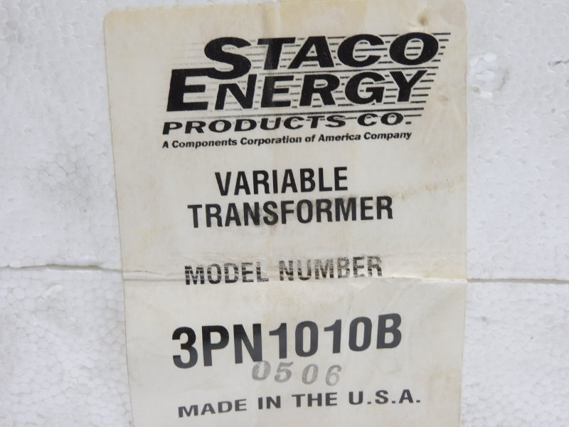 STACO ENERGY 3PN1010B 120V 10A NSMP