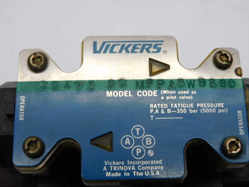 VICKERS DG4V36CMFPA5WB560 110/120V 5000PSI NSNP