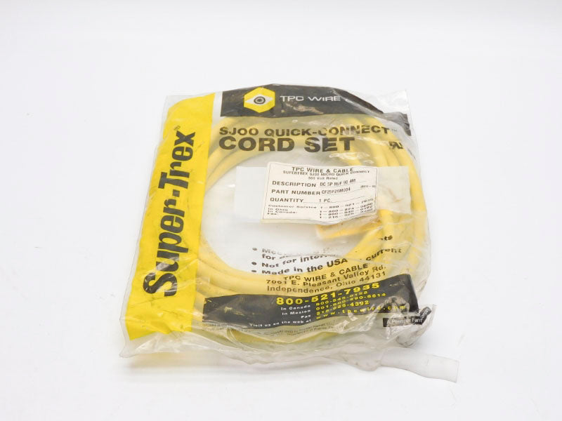 TPC WIRE&CABLE CF25F26M004 4M M/F 90  NSMP