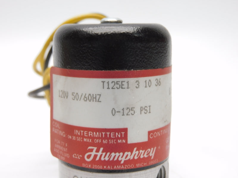 HUMPHREY T125E131036 120V 0-125PSI NSMP