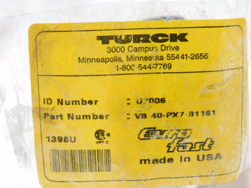 TURCK VB40-PX7-B1161 U7006 NSMP