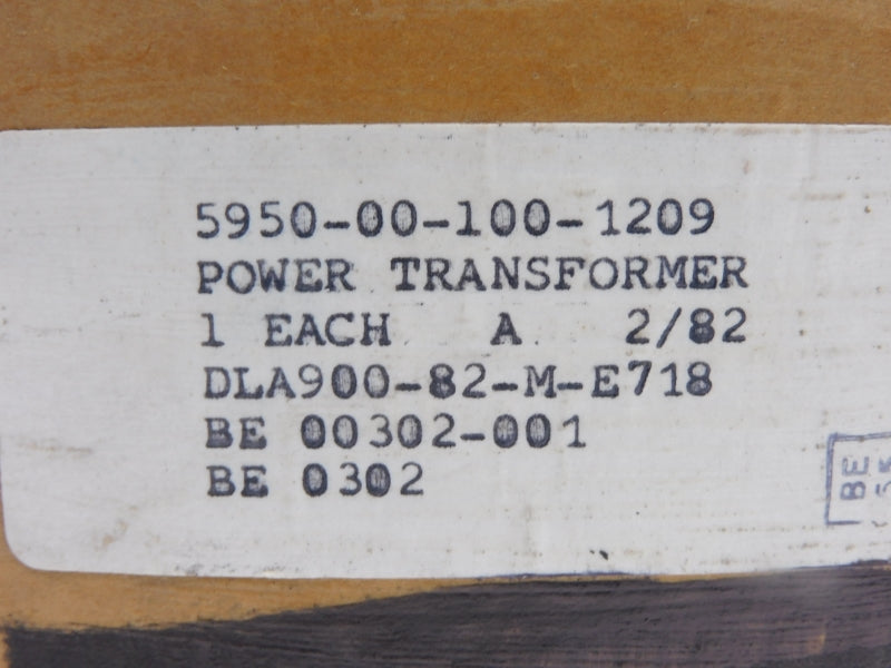 BASLER ELECTRIC 5950-00-100-1209 NSMP