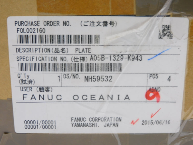 FANUC A05B-1329-K943 (PKG OF 2) NSMP