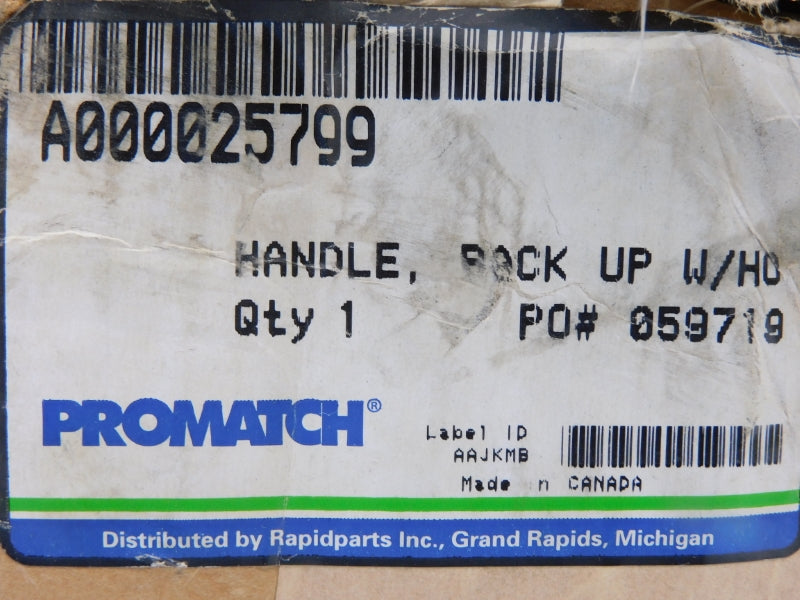 PROMATCH A000025799 NSFS