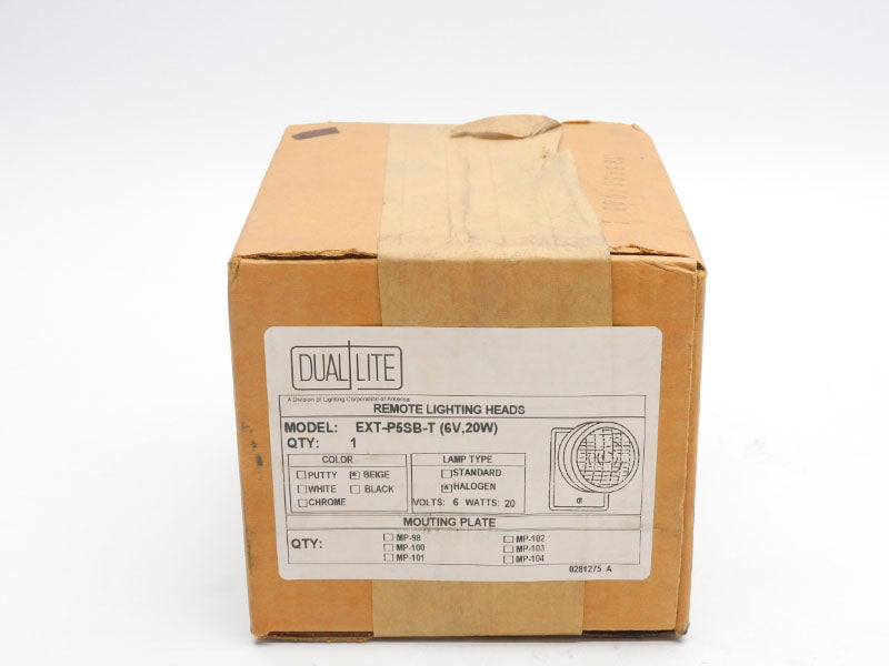 DUAL LITE EXT-P5SB-T 6V NSFS
