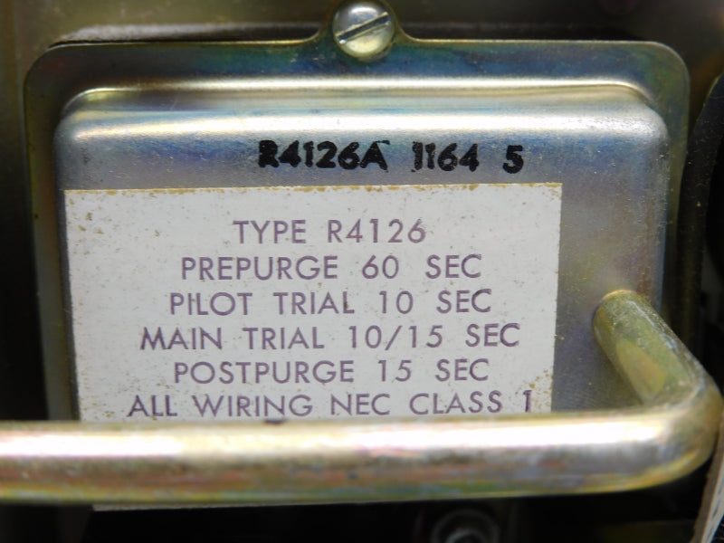 HONEYWELL R4126A1164 240VAC 58.8A 60S NSMP