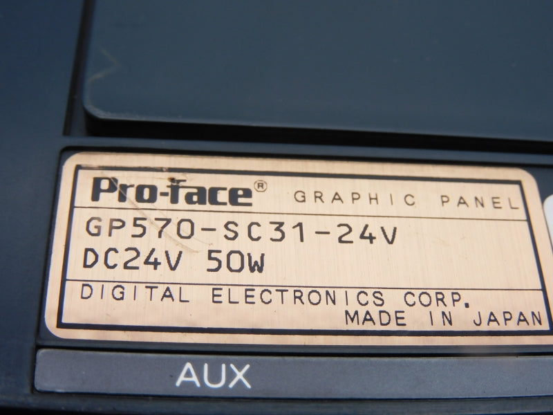 PROFACE GP750-SC31-24V 24VDC UNMP