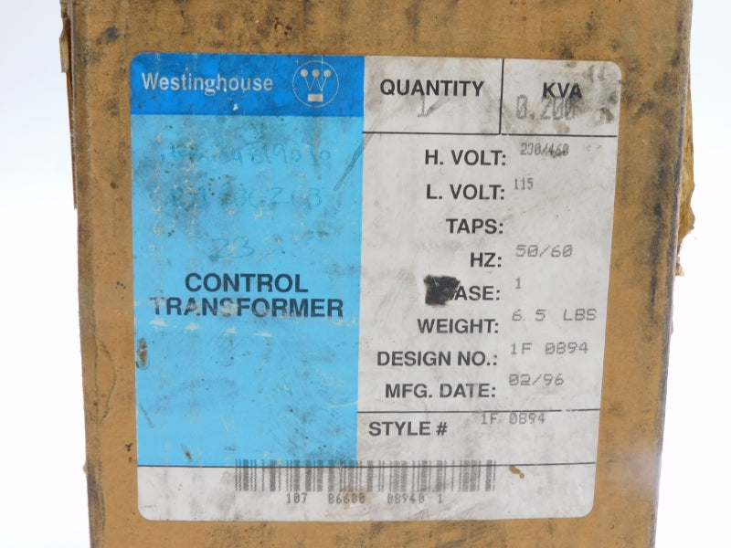 WESTINGHOUSE 1F0894 480V NSMP