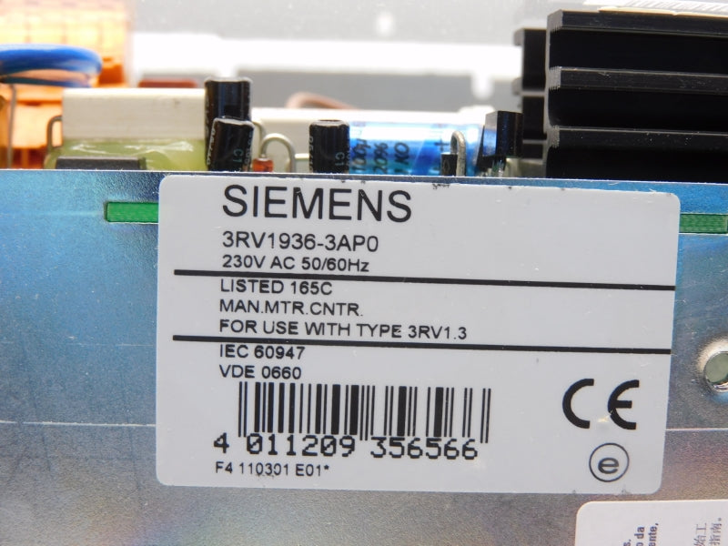 SIEMENS 3RV1936-3AP0 230VAC (AS PICTURED) NSMP