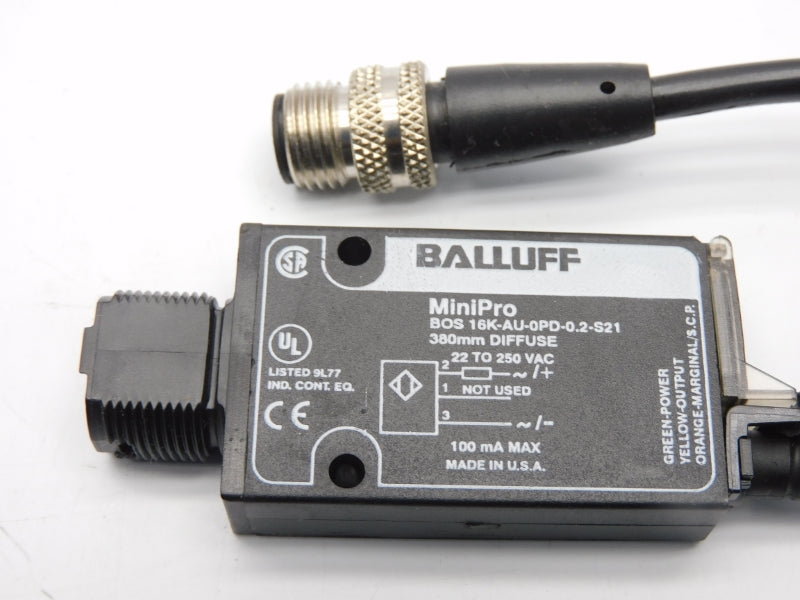 BALLUFF BOS-16K-AU-OPD-0.2-S21 22-250VAC NSMP