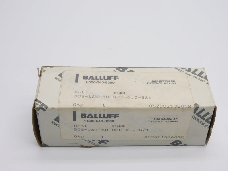 BALLUFF BOS-16K-AU-OPD-0.2-S21 22-250VAC NSMP