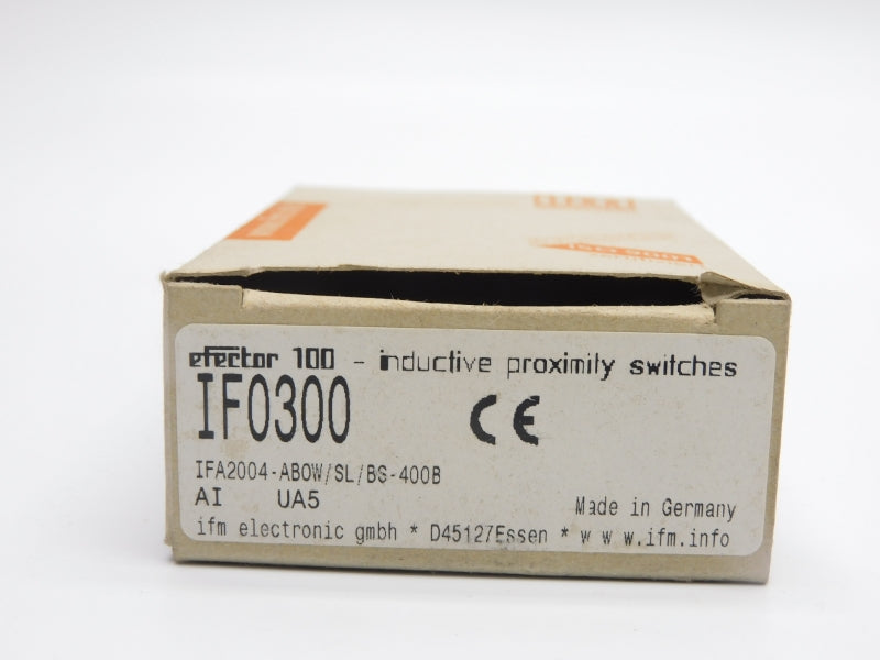 IFM EFECTOR IFA2004-ABOW/SL/BS-400B IF0300 20-250V NSMP