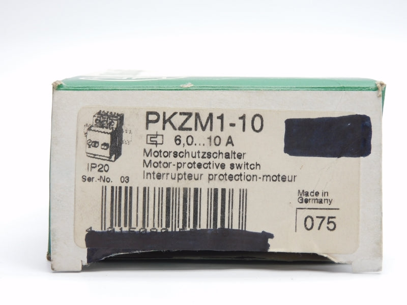 KLOCKNER MOELLER PKZM1-10 690V 6,0-10A (AS PICTURED) NSMP