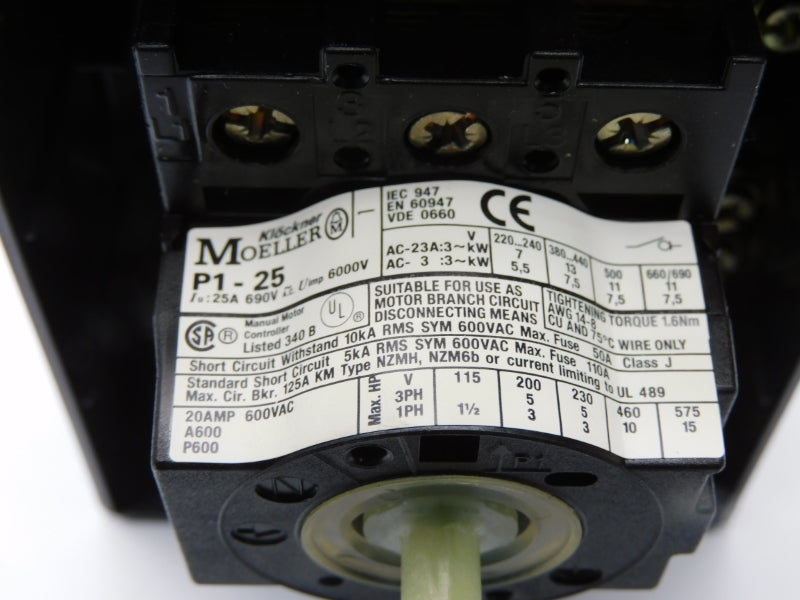 KLOCKNER MOELLER P1-25/I/SVB 690V 25A NSMP