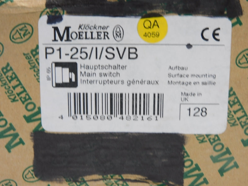 KLOCKNER MOELLER P1-25/I/SVB 690V 25A NSMP
