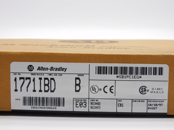 ALLEN BRADLEY 1771-IBD SER. B DATE: 1997 NSFS
