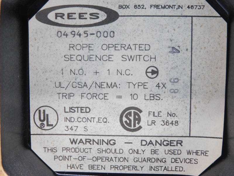 REES 04945-000 UNMP
