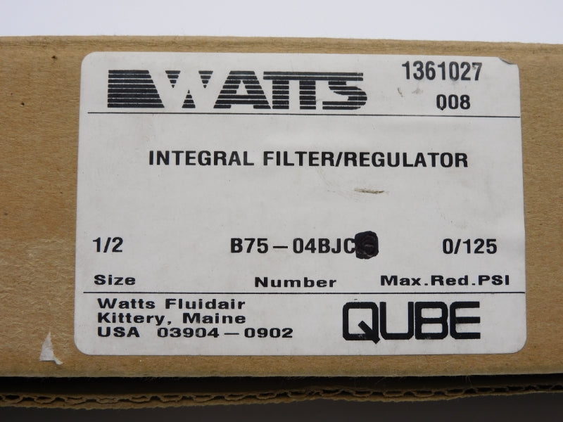 WATTS B75-04BJC 150PSI 1/2" NSMP