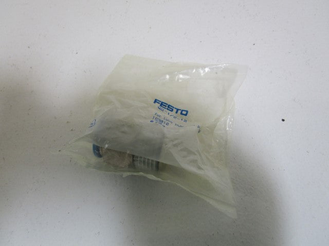 LOT OF 8 FESTO PUSH-IN FITTING QS-1/2-12 *NEW IN FACTORY BAG*