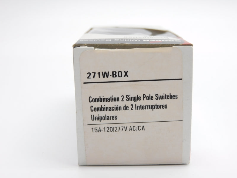 COOPER 271W-BOX 120/277VAC 15A NSMP
