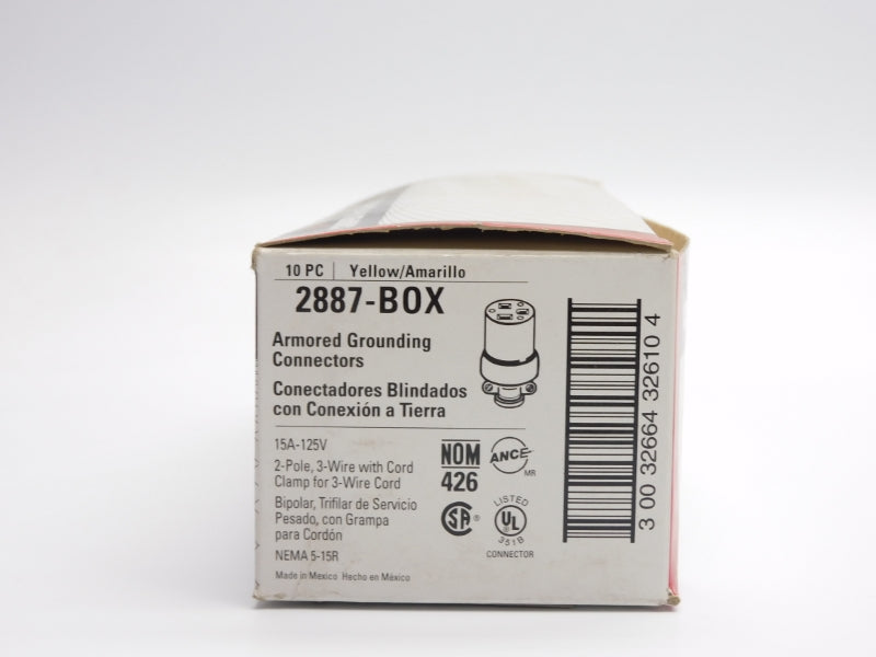 COOPER 2887-BOX 125V 15A (PKG OF 10) NSMP