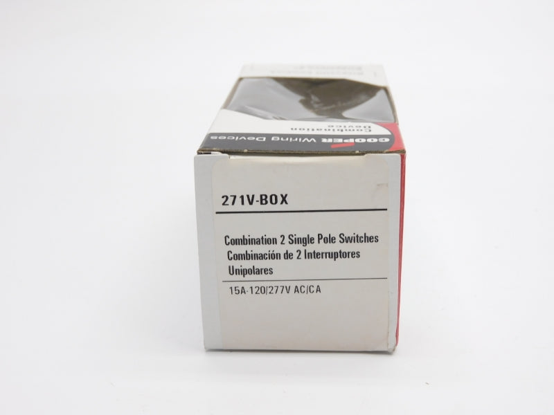 COOPER 271V-BOX 120/277VAC 15A NSMP