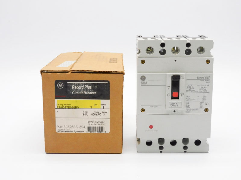 GENERAL ELECTRIC FBN36TE060RV 600VAC 60A NSMP