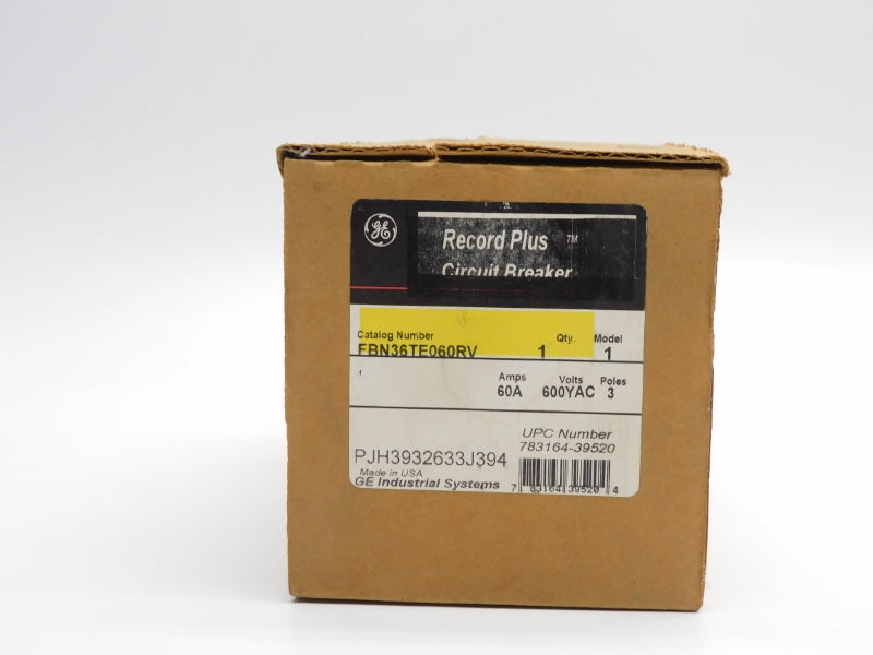 GENERAL ELECTRIC FBN36TE060RV 600VAC 60A NSMP