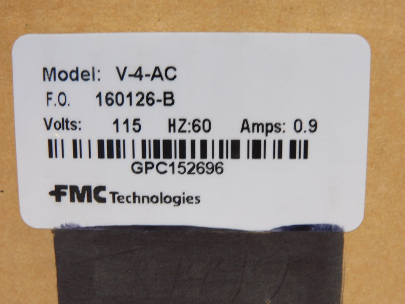 FMC TECHNOLOGIES V-4-AC 115V 0.9A NSMP
