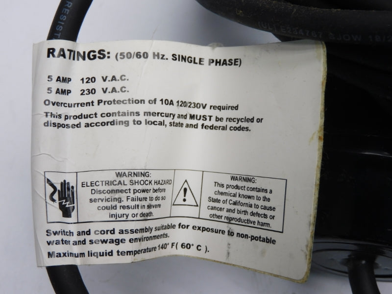 BARNES 073614 230VAC 10A 25' NSMP