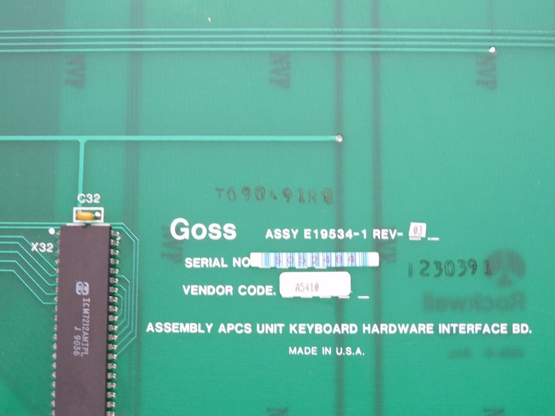 GOSS E19534-1 REV. 03 UNMP