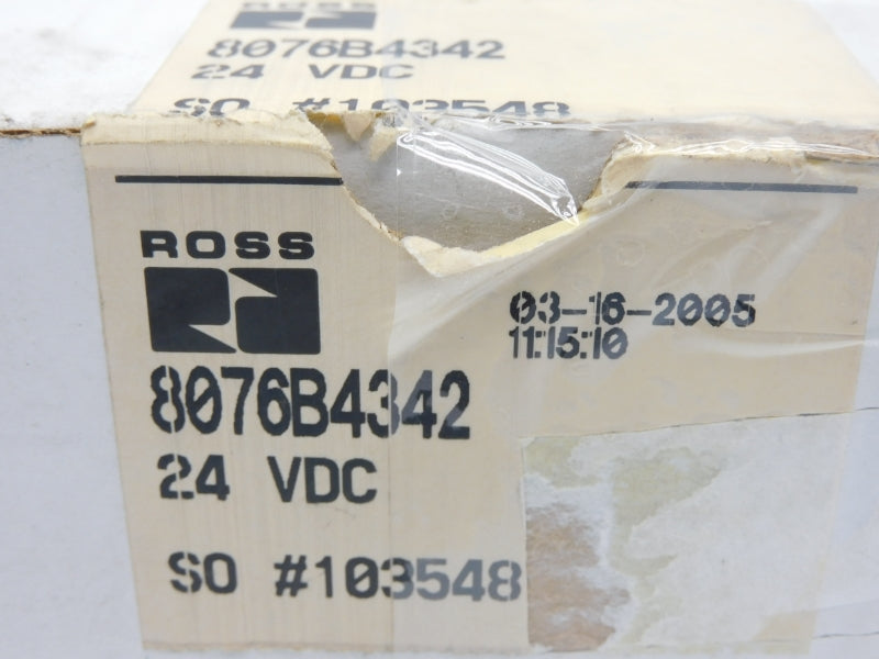 ROSS 8076B4342 24VDC 2-10BAR NSMP