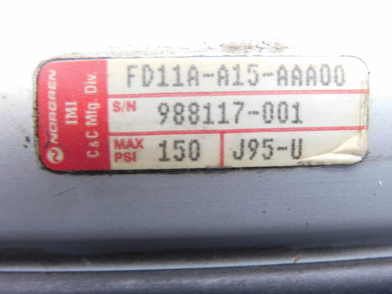 NORGREN FD11A-A15-AAA00 150PSI NSNP