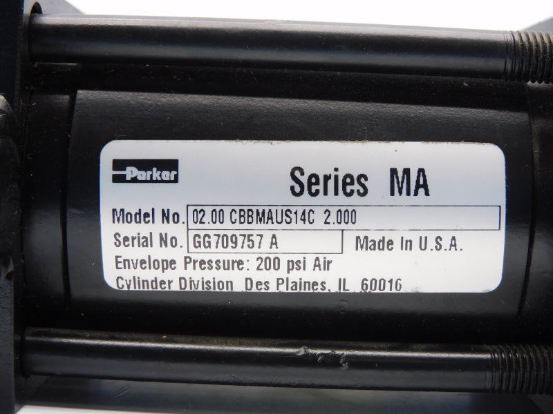 PARKER 02.00CBBMAUS14C2.00 200PSI NSNP